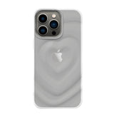 iPhone13Pro ハートウェーブフォーム TPUクリアケース プティ クリア