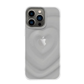 iPhone13Pro ハートウェーブフォーム TPUクリアケース プティ クリア