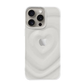 iPhone15Pro ハートウェーブフォーム TPUクリアケース プティ クリア