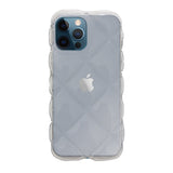 iPhone12ProMax キルティングクリア TPUクリアケース プティ クリア