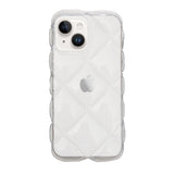 iPhone14/13 キルティングクリア TPUクリアケース プティ クリア