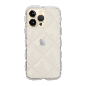 iPhone14Pro キルティングクリア TPUクリアケース プティ クリア