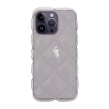 iPhone14ProMax キルティングクリア TPUクリアケース プティ クリア