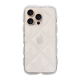 iPhone16Pro キルティングクリア TPUクリアケース プティ クリア
