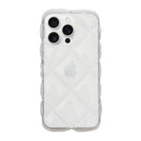 iPhone16ProMax キルティングクリア TPUクリアケース プティ クリア
