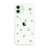 iPhone12mini ビジューTPUクリア プティ ホワイト