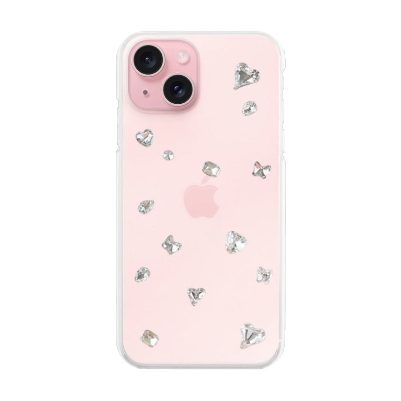 iPhoneケース ビジューTPUクリア プティ