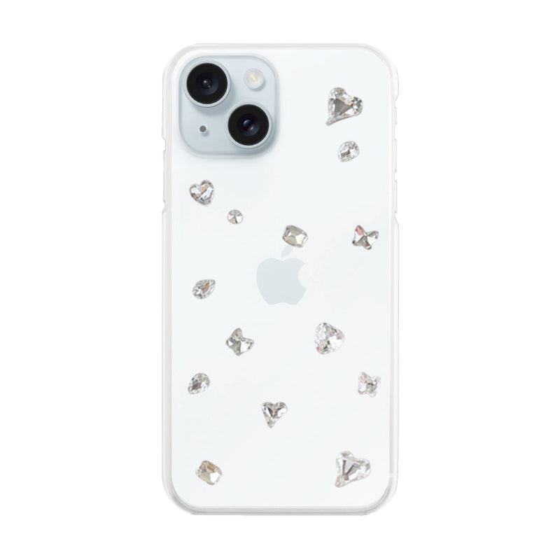 iPhoneケース ビジューTPUクリア プティ