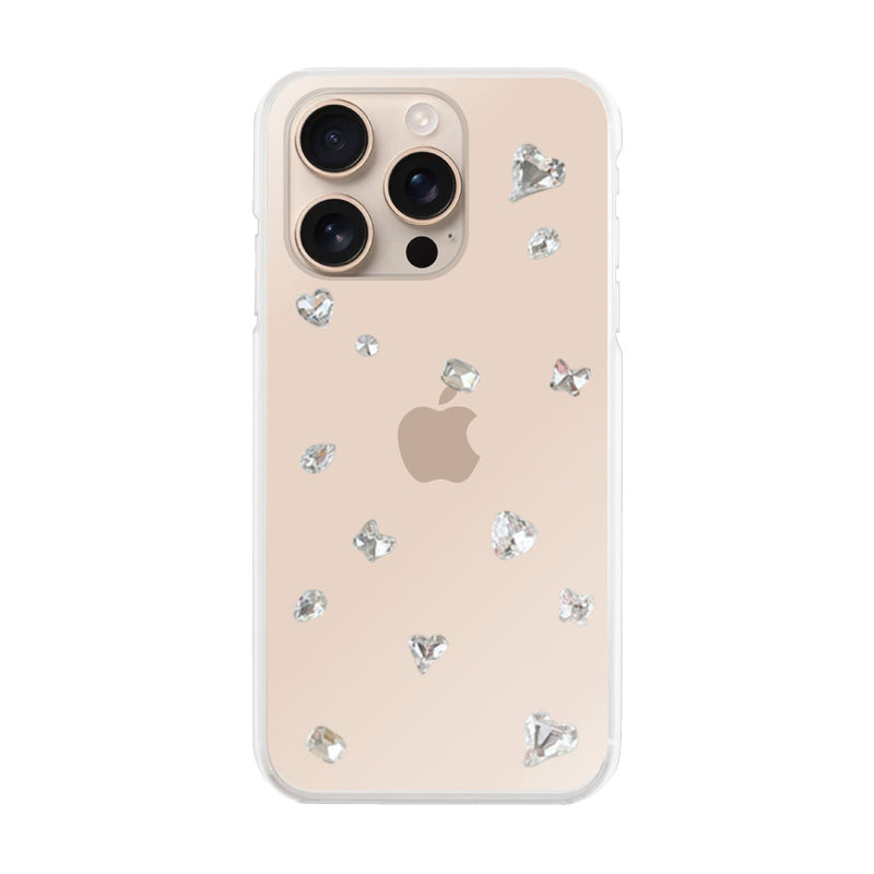 iPhoneケース ビジューTPUクリア プティ