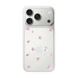 iPhone17Pro ビジューTPUクリア プティ ピンク