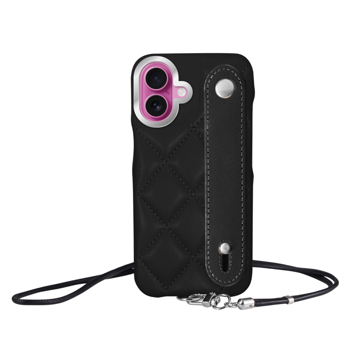 iPhoneケース】 バンドキルティングPUレザーストラップ Petit(プティ