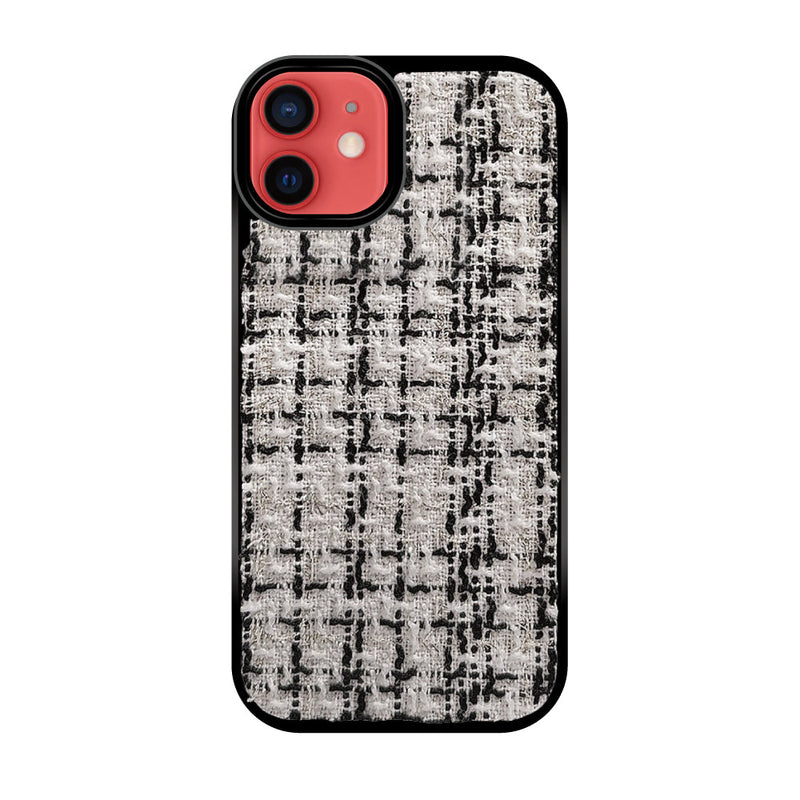 iPhoneケース ツイードレザー  TPU プティ