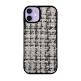 iPhone12/12Pro ツイード TPU プティ ホワイト