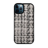 iPhone12ProMax ツイード TPU プティ ホワイト