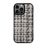 iPhone13Pro ツイード TPU プティ ホワイト