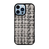 iPhone13ProMax ツイード TPU プティ ホワイト