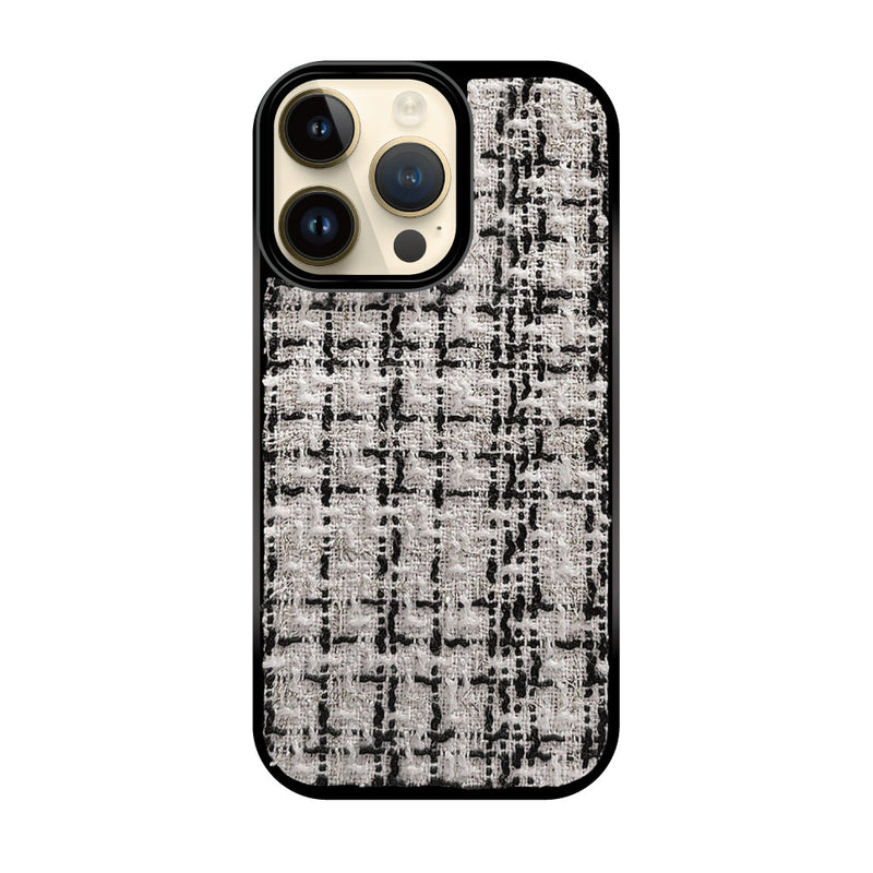 iPhoneケース ツイードレザー  TPU プティ