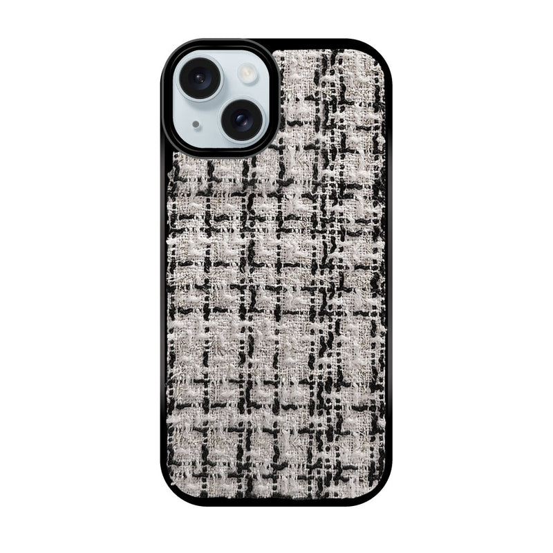 iPhoneケース ツイードレザー  TPU プティ