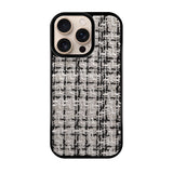 iPhone16Pro ツイード TPU プティ ホワイト