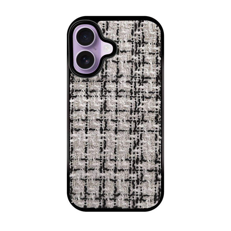 iPhoneケース ツイードレザー  TPU プティ
