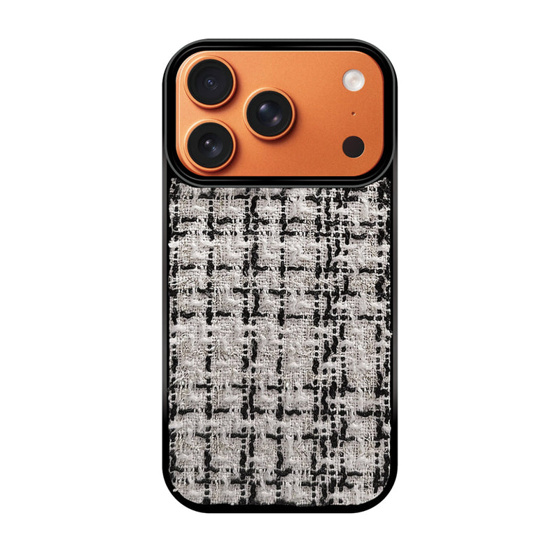 iPhoneケース ツイードレザー  TPU プティ