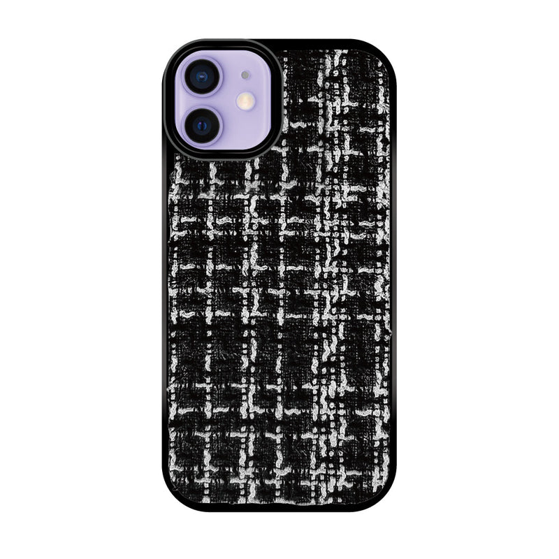 iPhoneケース ツイードレザー  TPU プティ