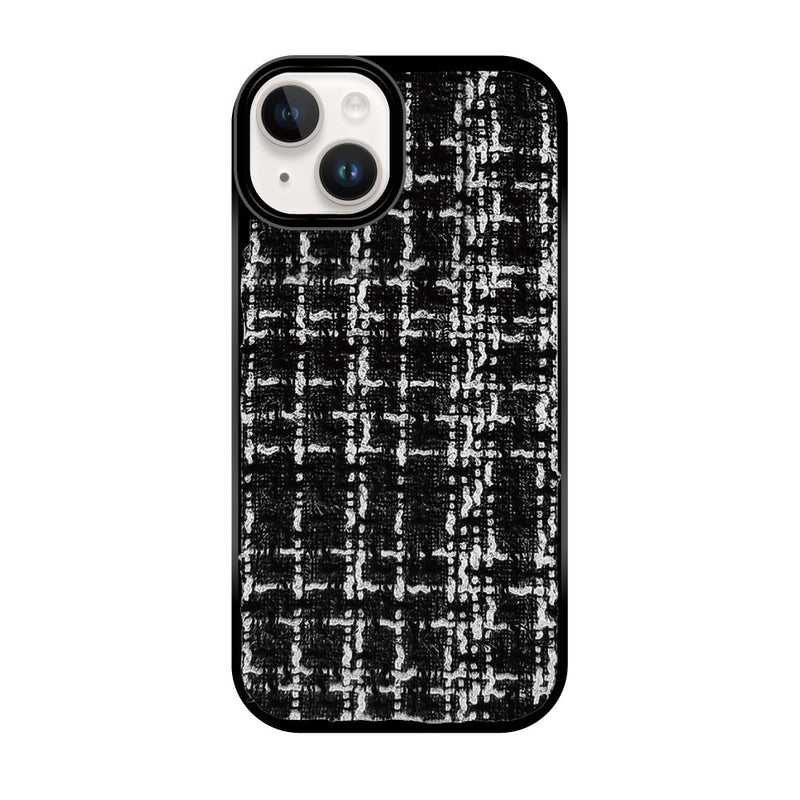 iPhoneケース ツイードレザー  TPU プティ