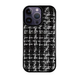 iPhone14ProMax ツイード TPU プティ ブラック