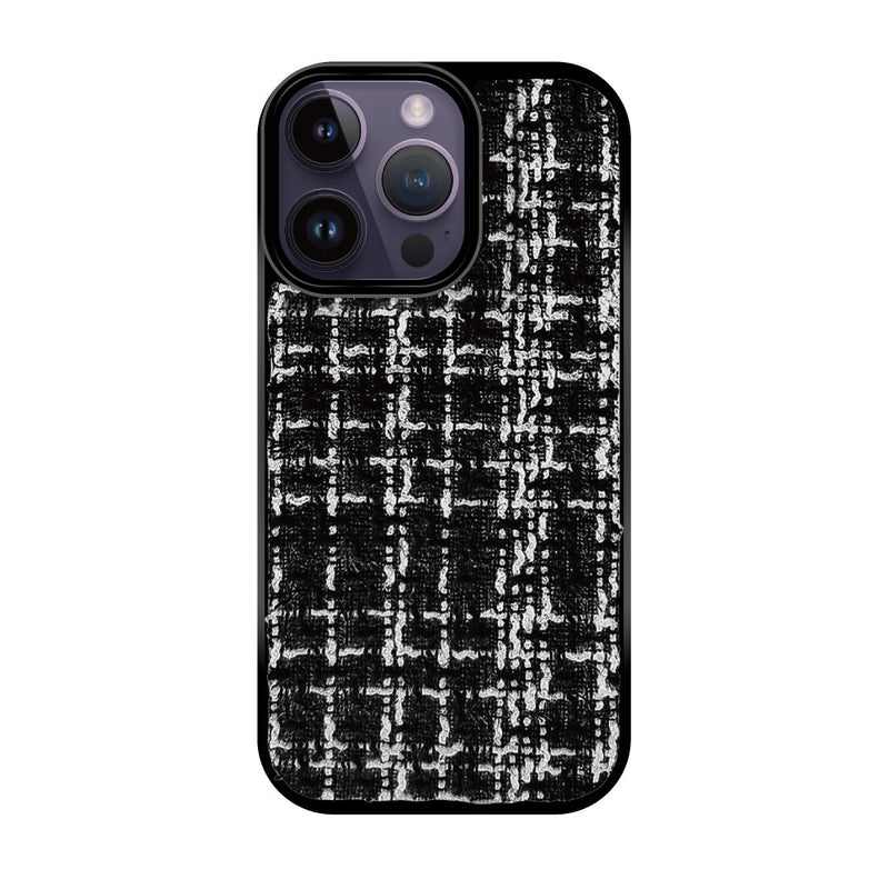 iPhoneケース ツイードレザー  TPU プティ