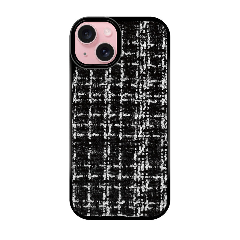 iPhoneケース ツイードレザー  TPU プティ