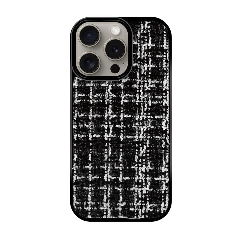 iPhoneケース ツイードレザー  TPU プティ