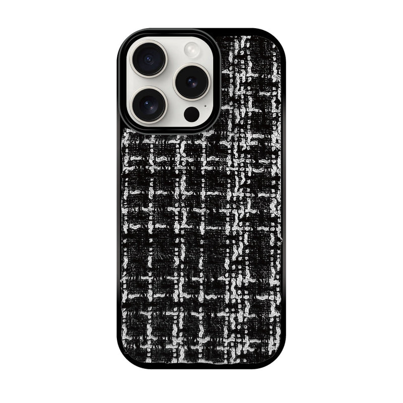 iPhoneケース ツイードレザー  TPU プティ