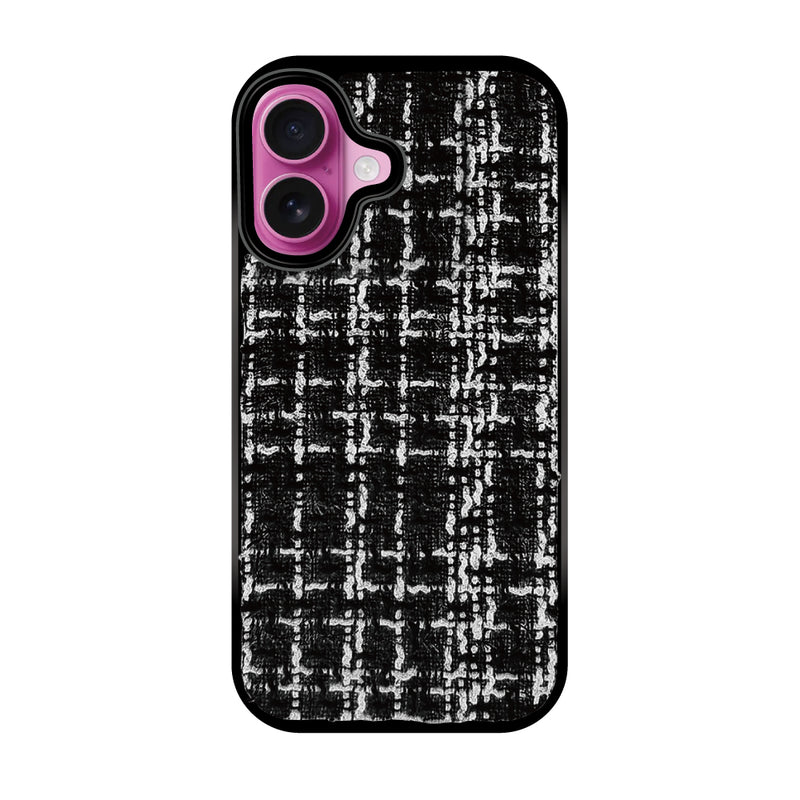 iPhoneケース ツイードレザー  TPU プティ