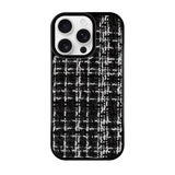 iPhone16ProMax ツイード TPU プティ ブラック