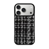 iPhone17Pro ツイード TPU プティ ブラック