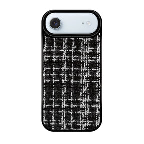 iPhoneAir ツイード TPU プティ ブラック