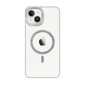 iPhone14/13 ビジューカメラフレーム マグセーフクリア プティ クリア