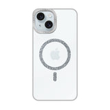 iPhone15Plus/14Plus ビジューカメラフレーム マグセーフクリア プティ クリア