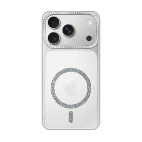 iPhone17Pro ビジューカメラフレーム マグセーフクリア プティ クリア