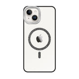 iPhone14/13 ビジューカメラフレーム マグセーフクリア プティ ブラック