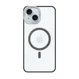 iPhone15Plus/14Plus ビジューカメラフレーム マグセーフクリア プティ ブラック