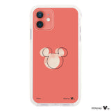 iPhone11 クッションバンパー 耐衝撃クリアケース ラインミッキーマウス クリア