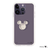 iPhone14ProMax クッションバンパー 耐衝撃クリアケース ラインミッキーマウス クリア