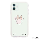 iPhone12mini クッションバンパー 耐衝撃クリアケース ラインミニーマウス クリア