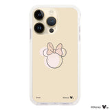iPhone14Pro クッションバンパー 耐衝撃クリアケース ラインミニーマウス クリア