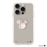 iPhone15Pro クッションバンパー 耐衝撃クリアケース ラインミニーマウス クリア