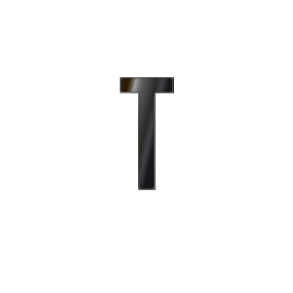チャーム バンドラージイニシャル ブラック T