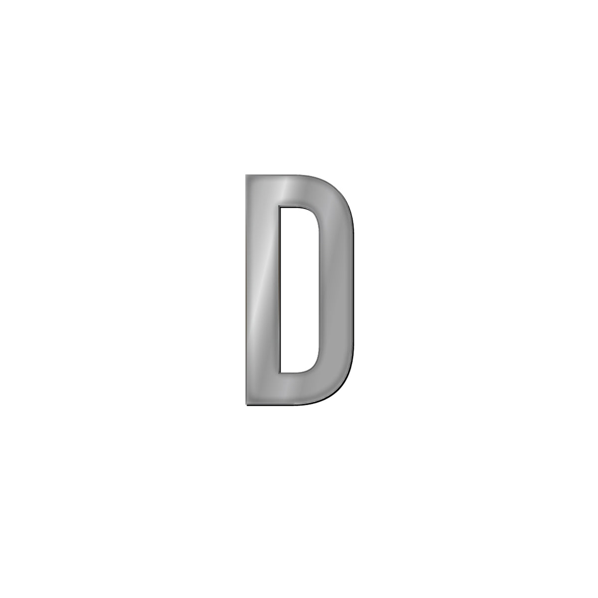 チャーム バンドラージイニシャル シルバー D