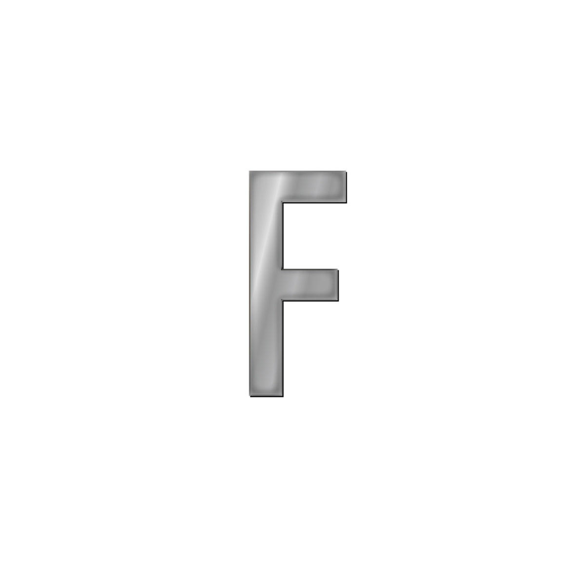 チャーム バンドラージイニシャル シルバー F