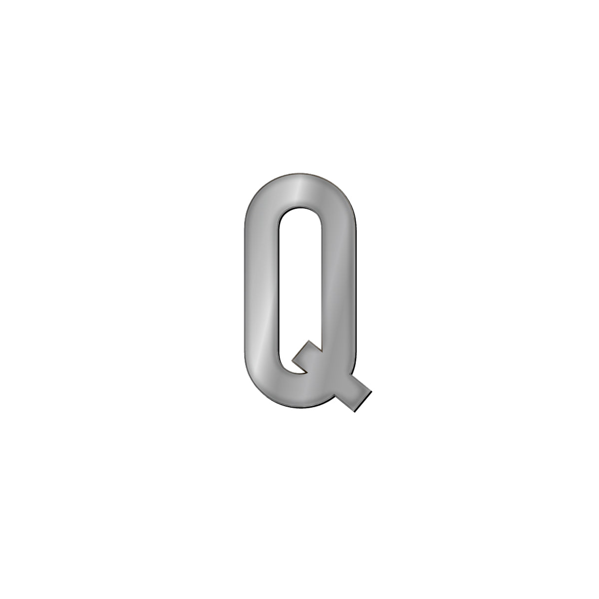 チャーム バンドラージイニシャル シルバー Q